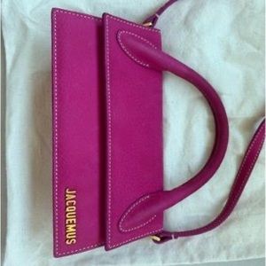 Jacquemus Le Chiquita Long Top-handle Bag in Hot Pink